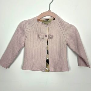 Burberry Rib Knit Cardigan